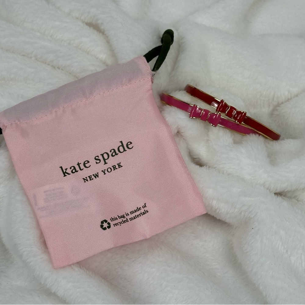 Kate Spade Bow Bracelets 2 pieces